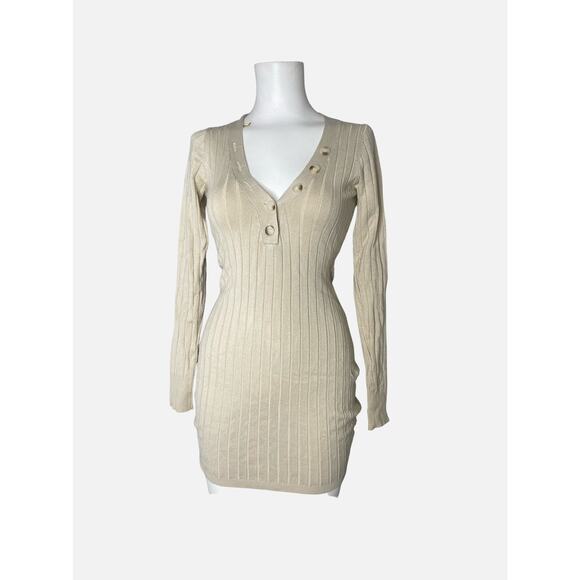 All the Ways Clover Mini Dress Cream Small - Picture 3 of 9